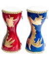 14CM 龍圖案 牛皮胸鼓 曲漾腰鼓 兒童腰鼓